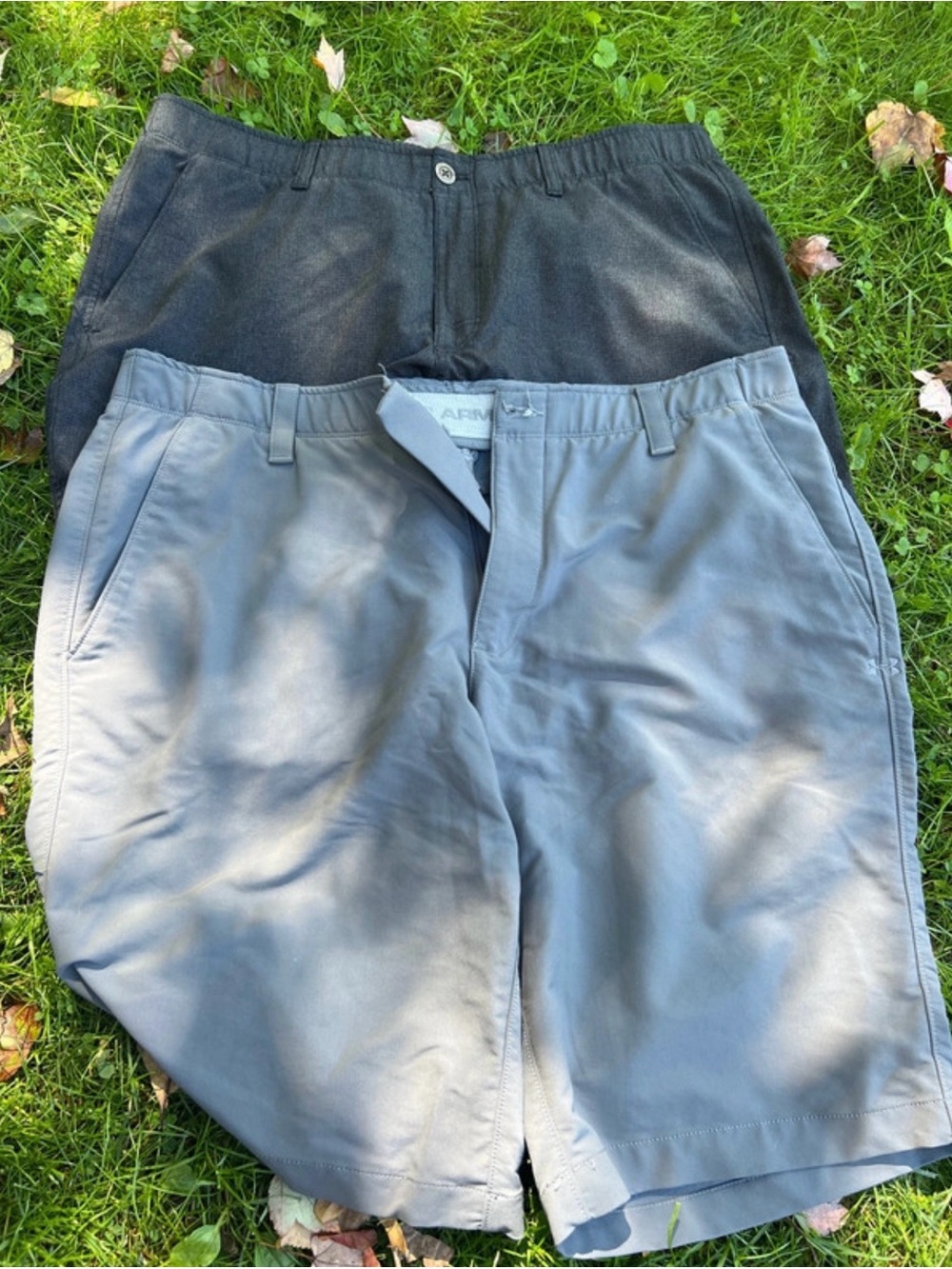 Under Armour Men's Gray and Charcoal Chino Shorts